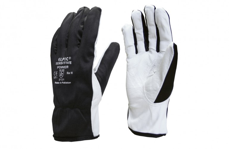Sürücü Tipi Montaj Eldiveni Elpic® Sensitive Power / Siyah